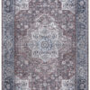 Tapis Dubai Bleu Marine Vintage Antidérapant