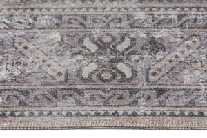 Tapis Dubai Gris Effet Usé Antidérapant