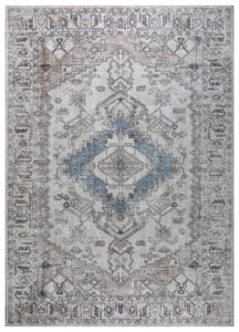 Tapis Dubai Gris Beige Vintage Antidérapant