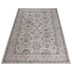Tapis Dubai Beige Motif Floral Antidérapant