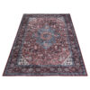Tapis Dubai Rouge Bleu Marine Antidérapant