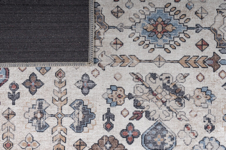 Tapis Dubai Multicolore Vintage Antidérapant