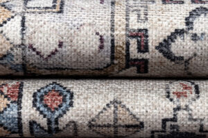 Tapis Dubai Multicolore Vintage Antidérapant