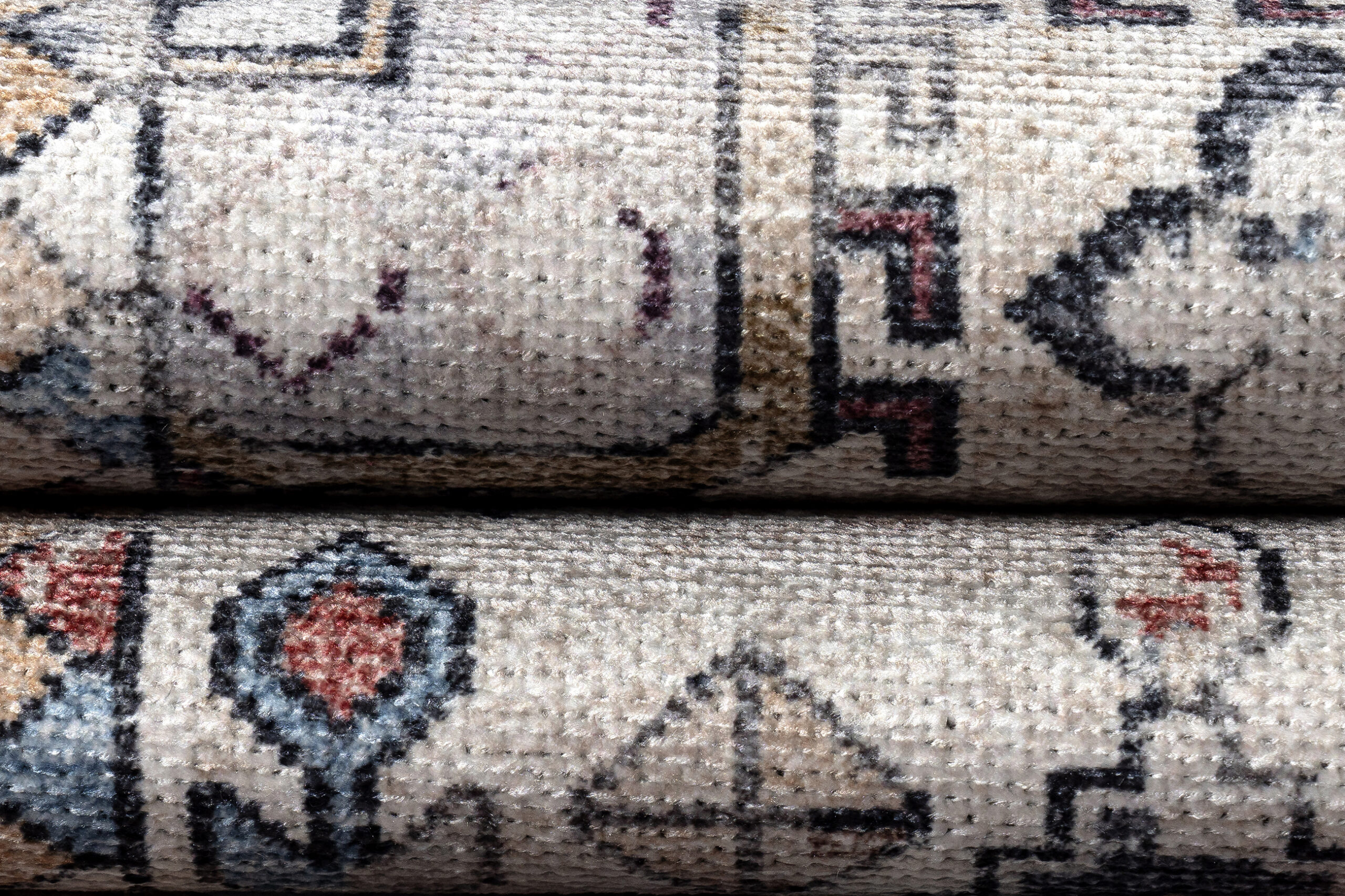 Tapis Dubai Multicolore Vintage Antidérapant