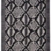 DREAM Tapis Moderne Animal Sauvage Serpent Gris Noir Fin