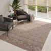 Tapis Extérieur Melissa Marron Géométrique