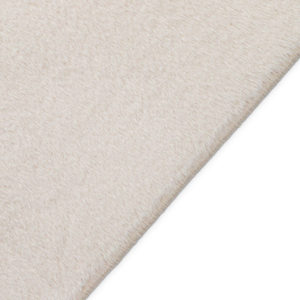 Tapis Lumi Carré Crème Antidérapant