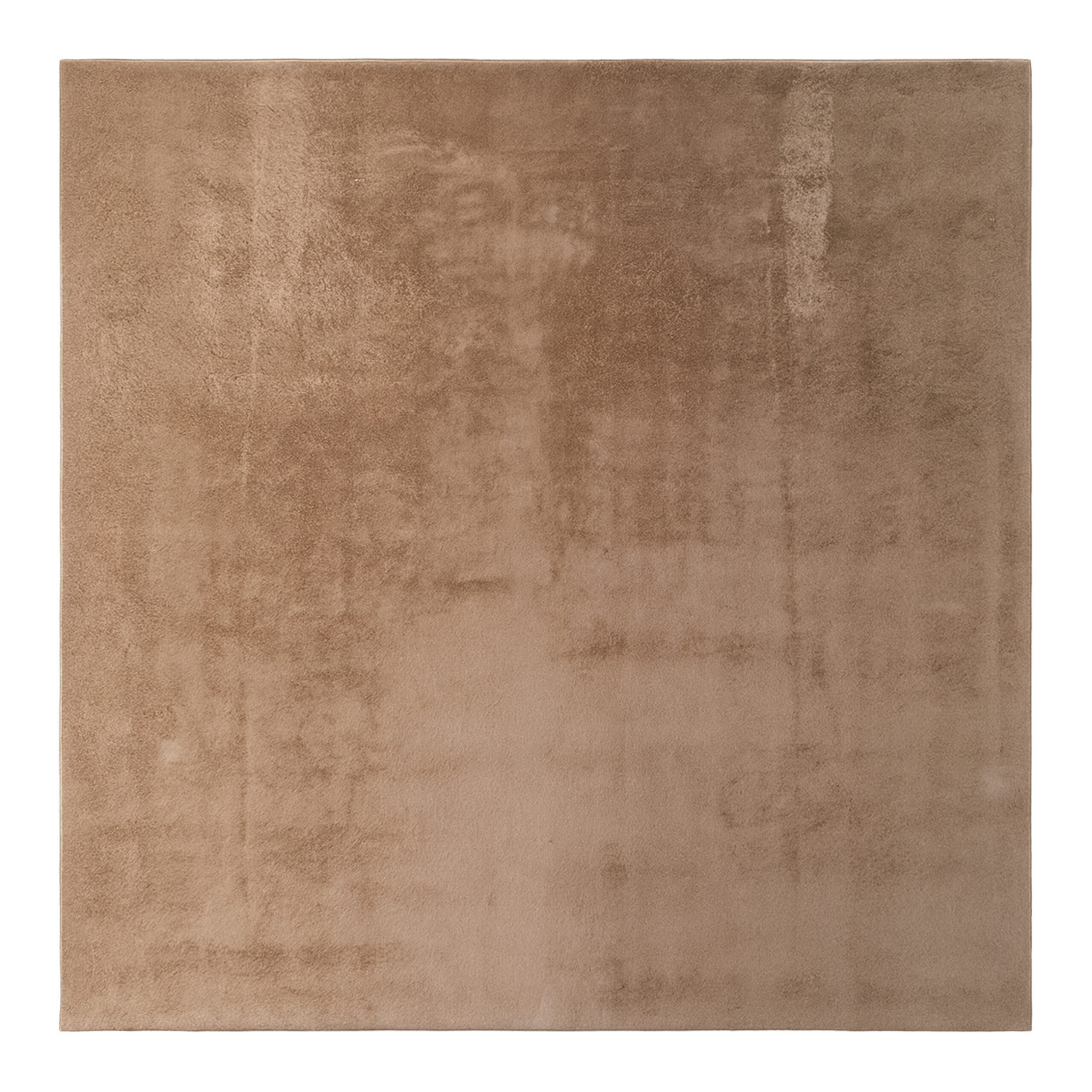 Tapis Lumi Carré Marron Antidérapant