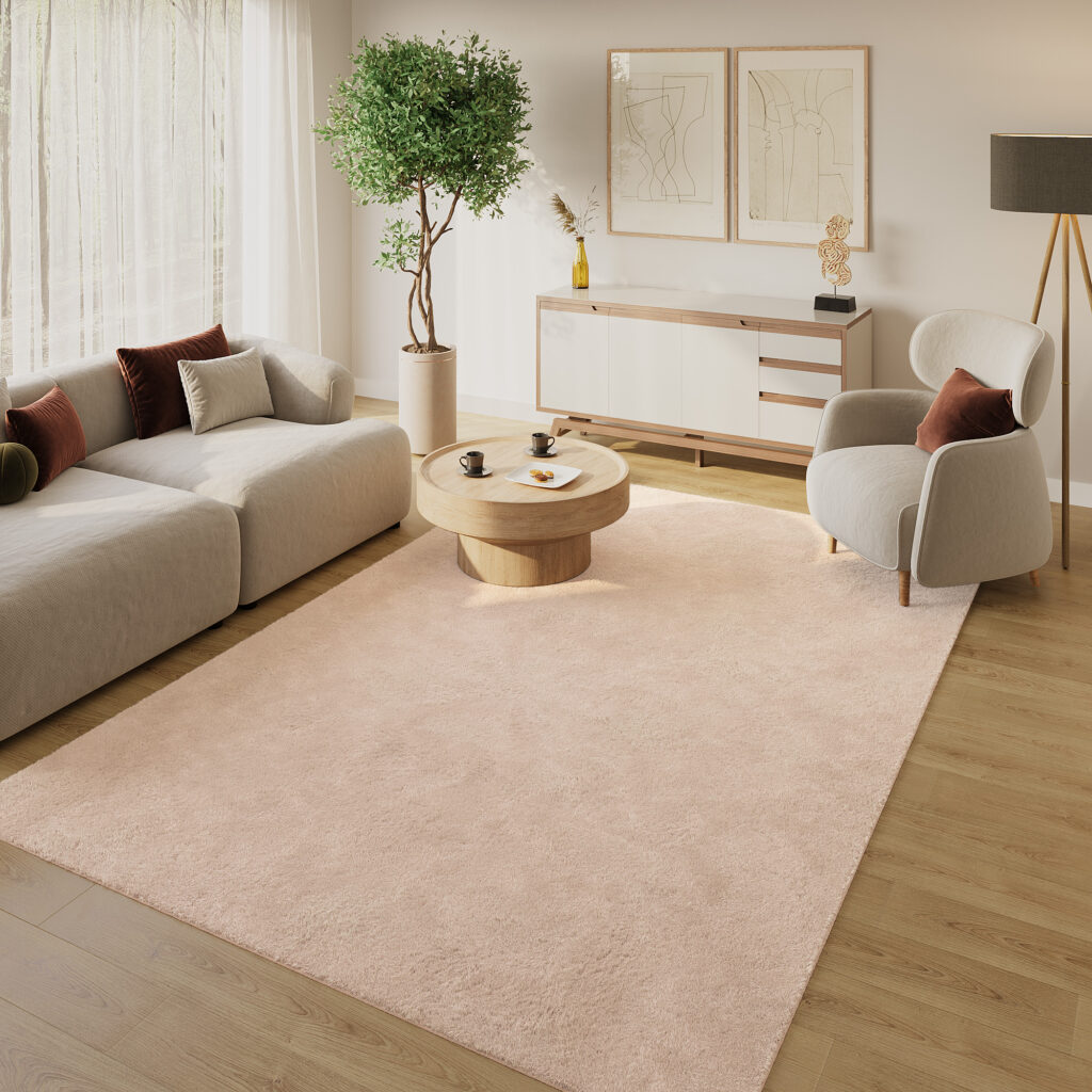 Tapis Lumi Beige Antidérapant