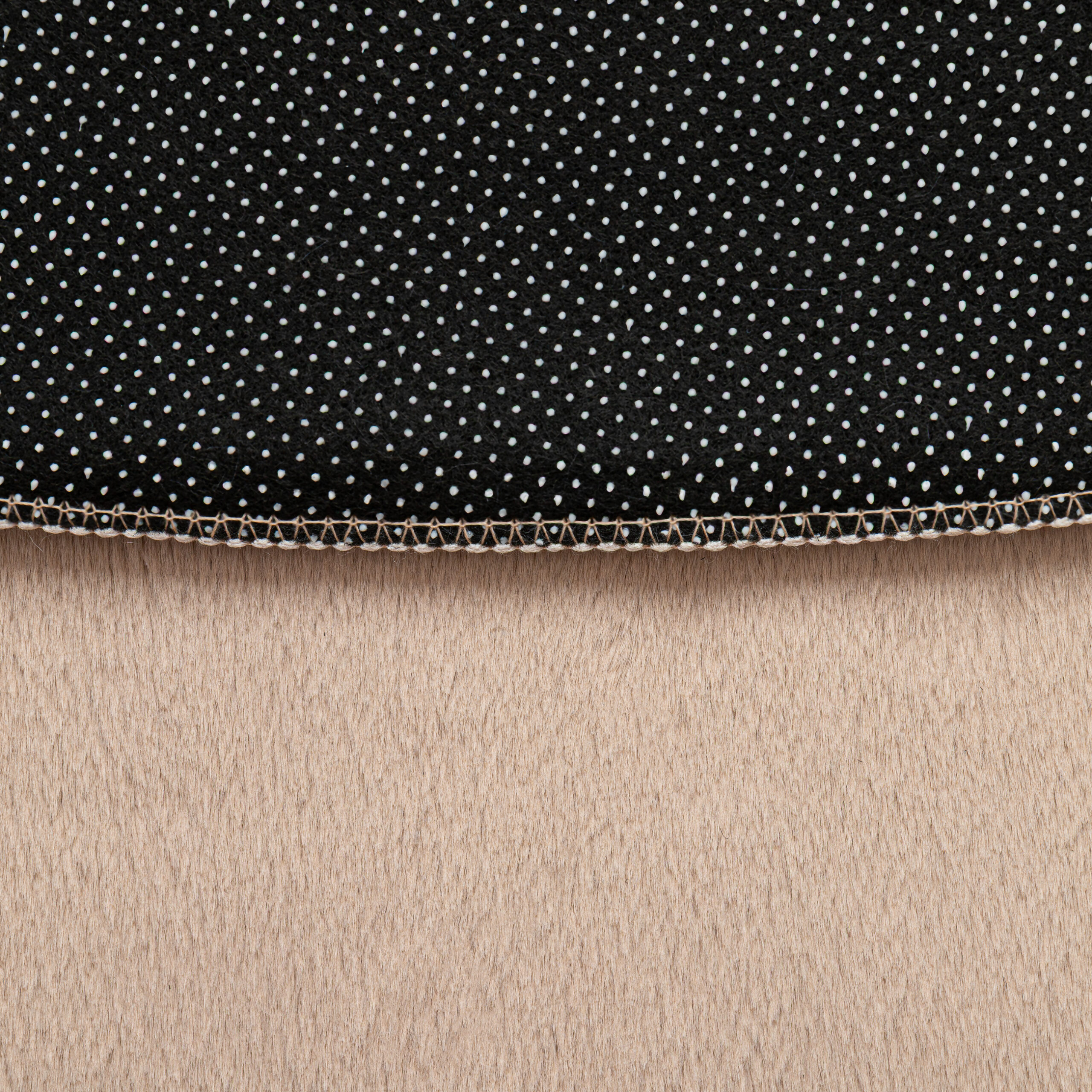 Tapis Lumi Rond Beige Antidérapant
