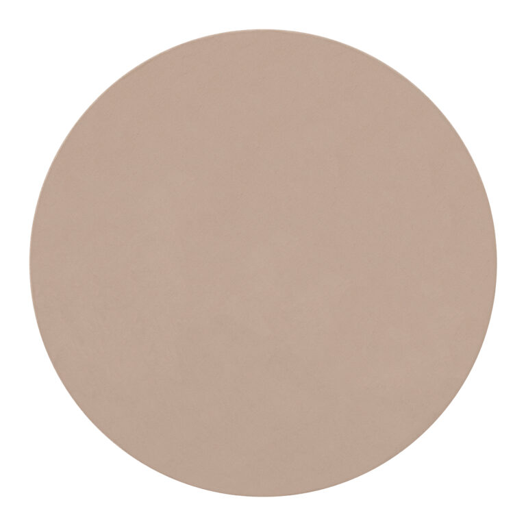 Tapis Lumi Rond Marron Antidérapant