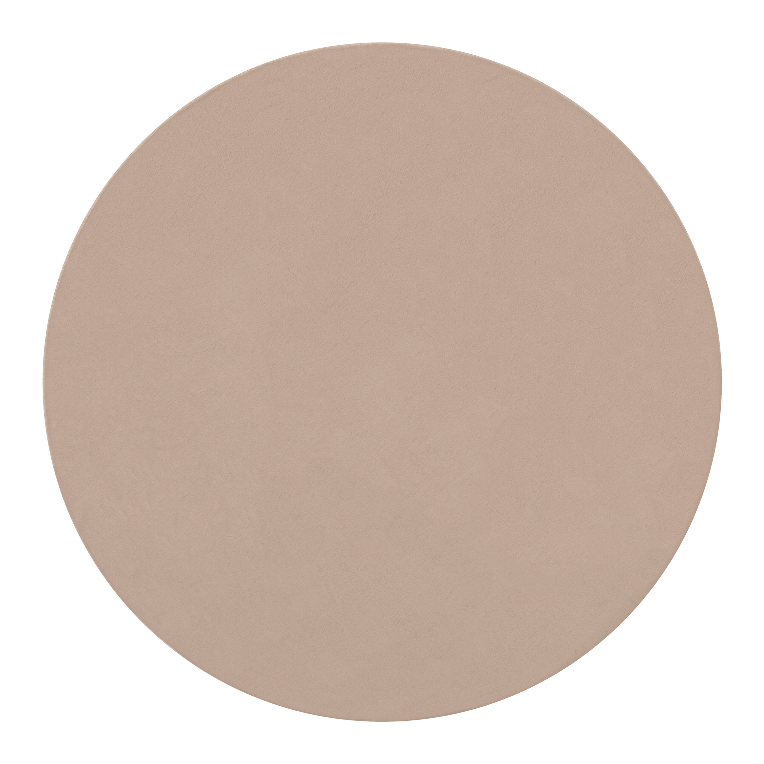 Tapis Lumi Rond Marron Antidérapant