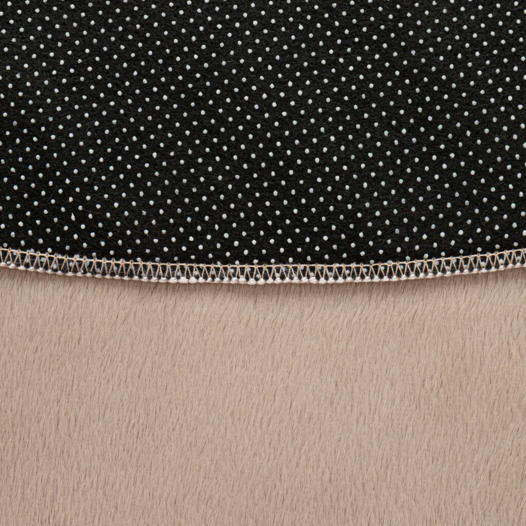 Tapis Lumi Rond Marron Antidérapant
