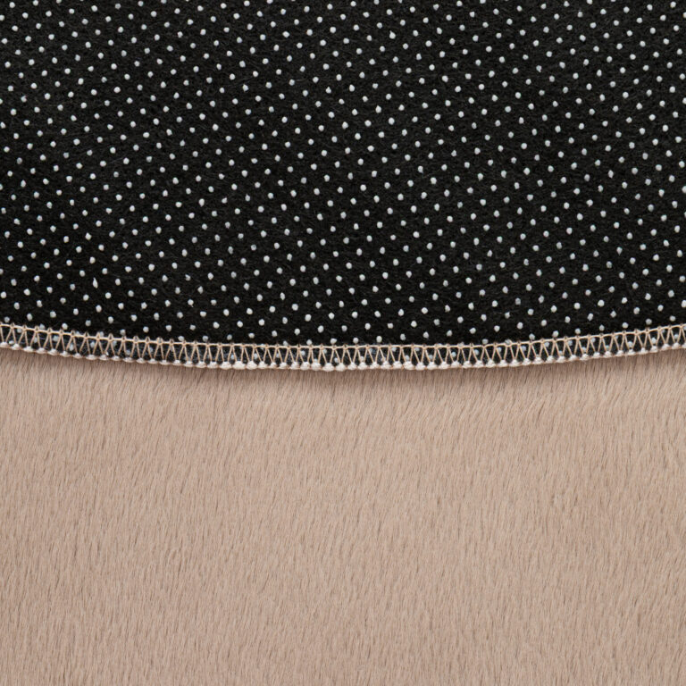 Tapis Lumi Rond Marron Antidérapant