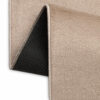 Tapis Lumi Carré Marron Antidérapant