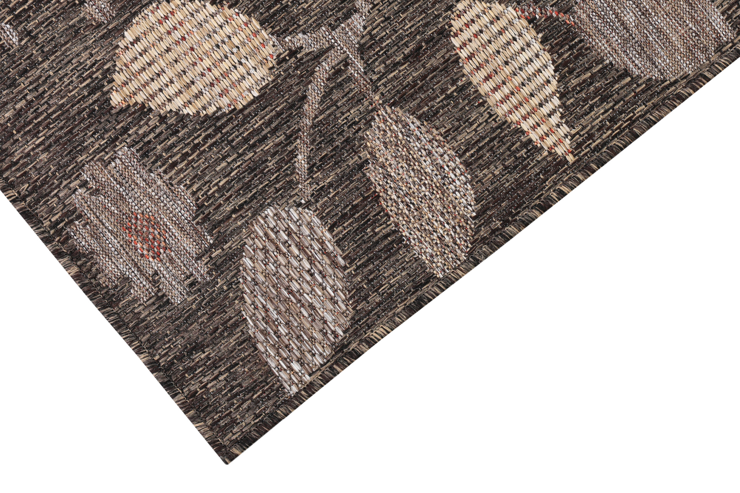 Tapis Extérieur Melissa Marron Fleurs