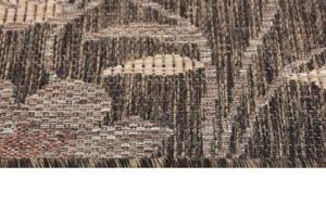 Tapis Extérieur Melissa Marron Fleurs