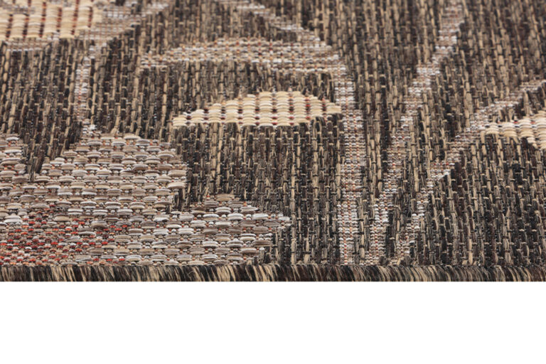 Tapis Extérieur Melissa Marron Fleurs