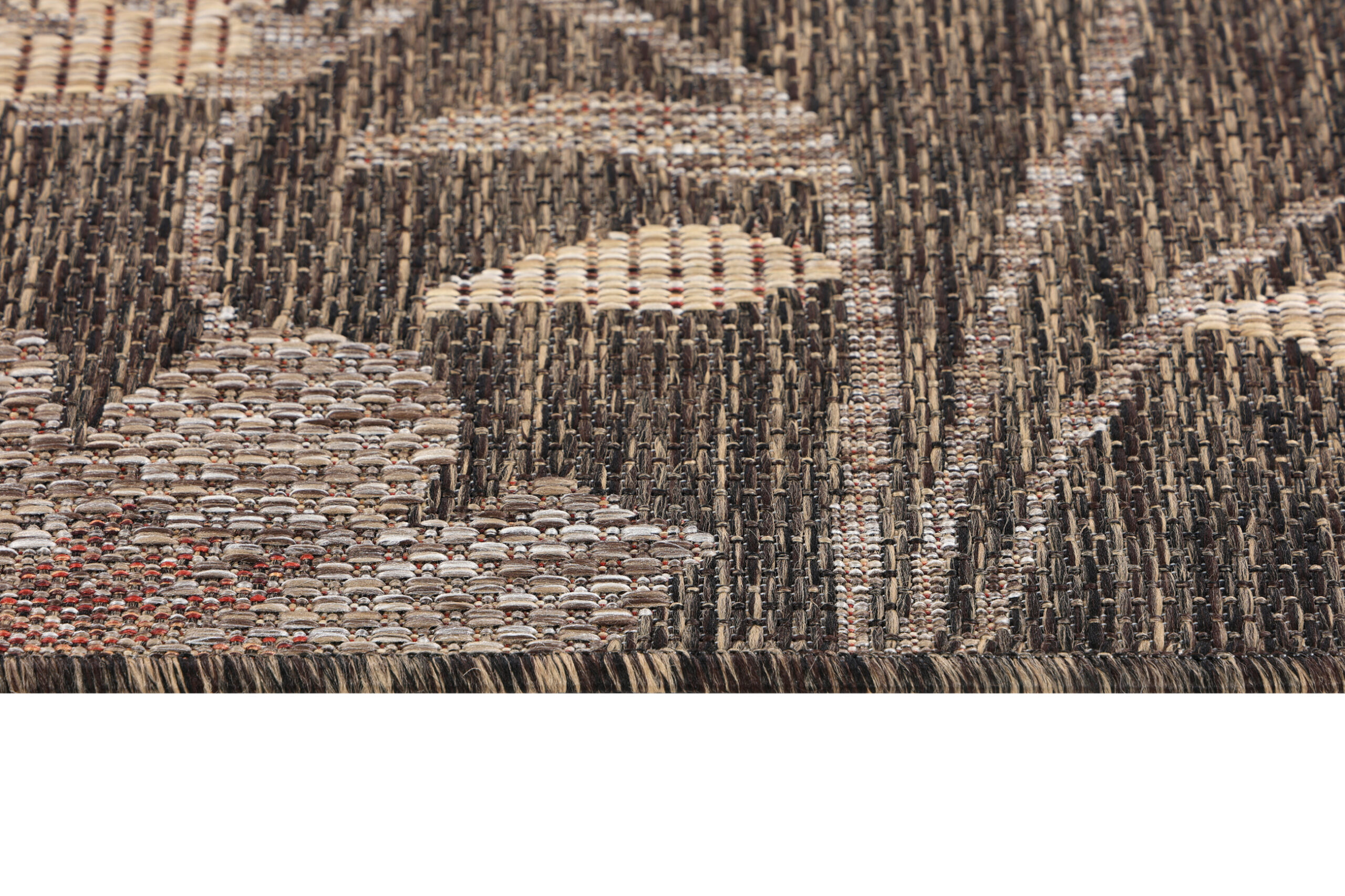 Tapis Extérieur Melissa Marron Fleurs