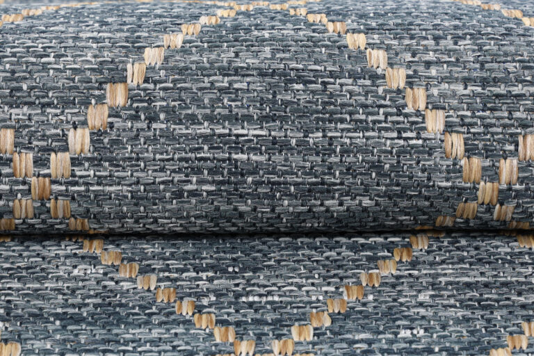Tapis Extérieur Melissa Bleu Géométrique