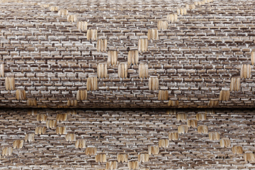 Tapis Extérieur Melissa Marron Géométrique