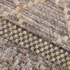 Tapis Extérieur Melissa Marron Géométrique
