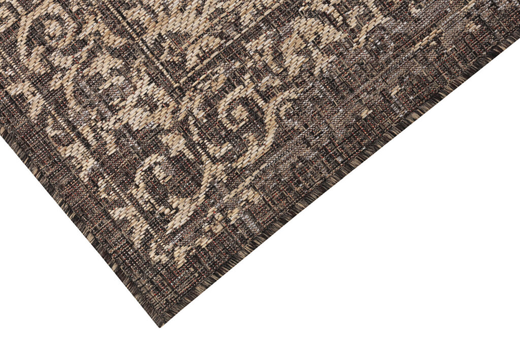 Tapis Extérieur Melissa Marron Foncé Vintage
