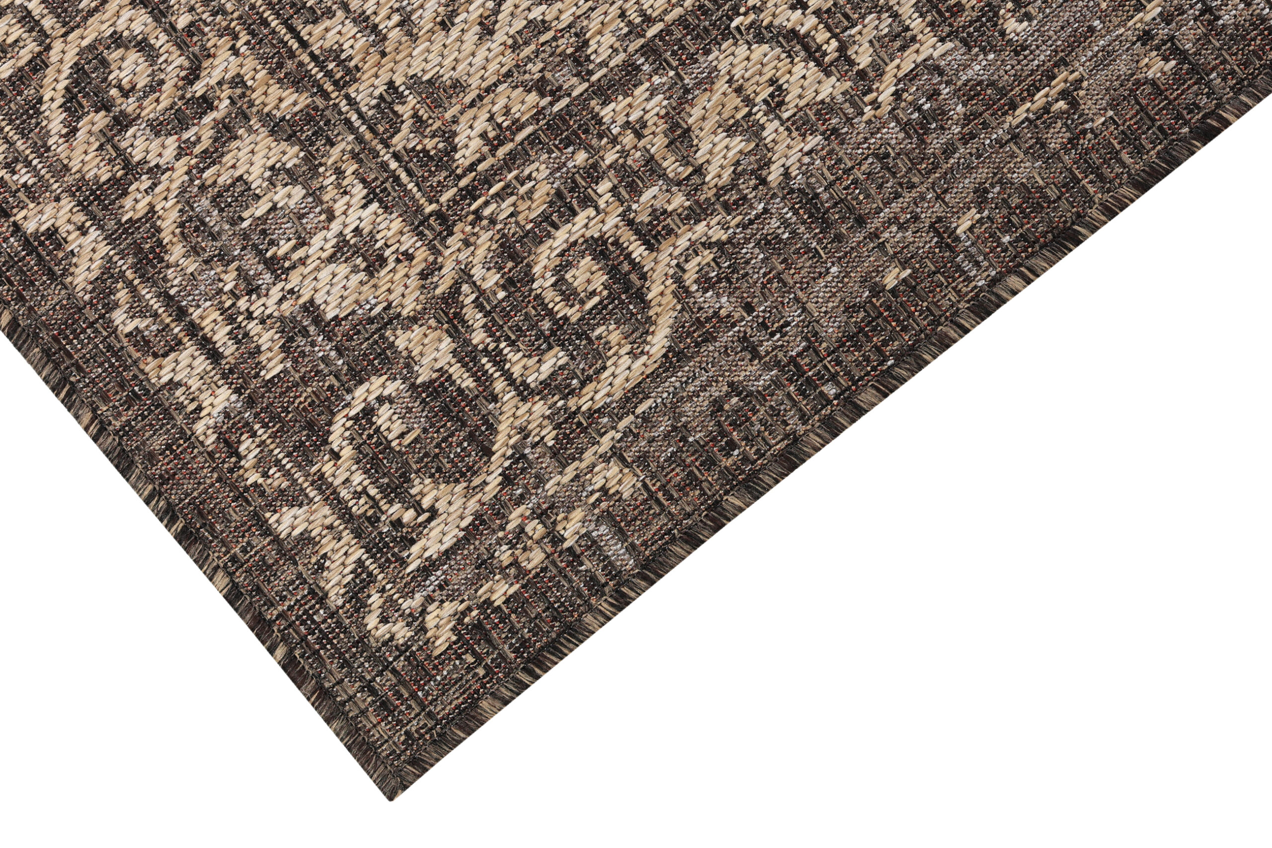 Tapis Extérieur Melissa Marron Foncé Vintage