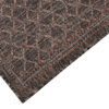 Tapis Extérieur Melissa Marron Foncé Losanges