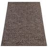 Tapis Extérieur Melissa Marron Foncé Losanges