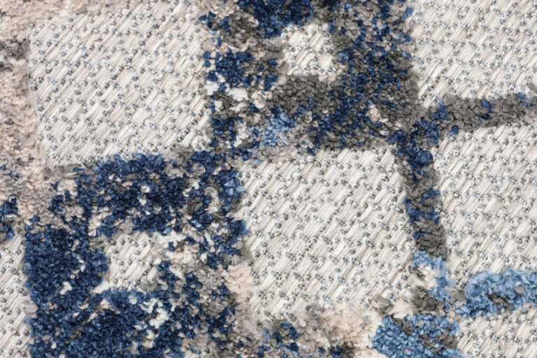 Tapis Extérieur Patio Gris Géométrique