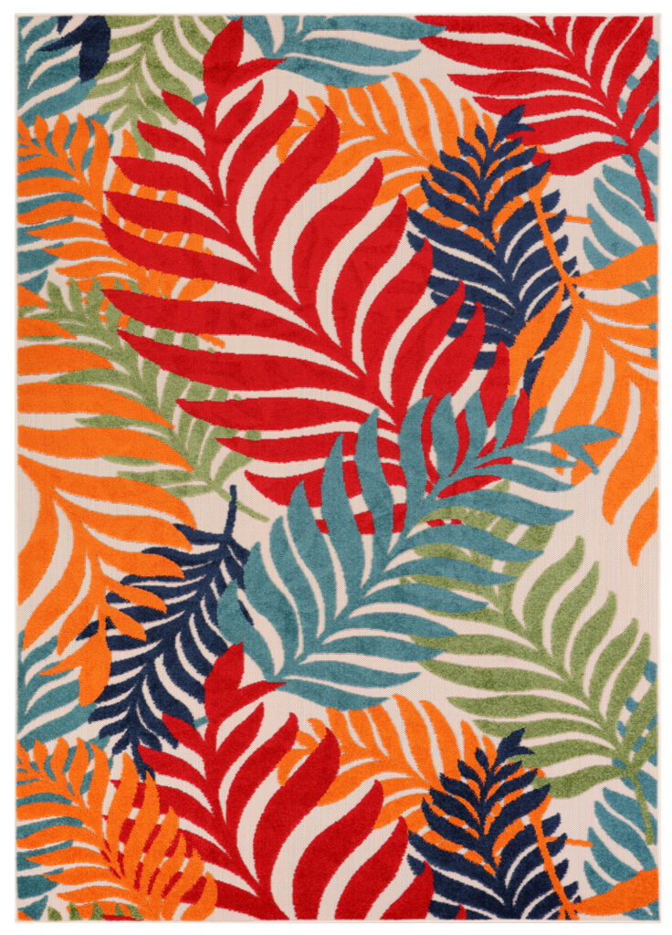 Tapis Extérieur Patio Multicolore Tropiques