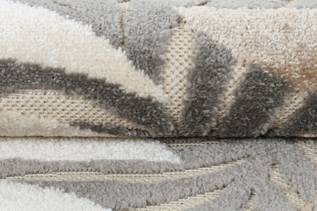 Tapis Extérieur Patio Beige Feuilles