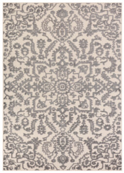 Tapis Extérieur Patio Crème Gris Ornements