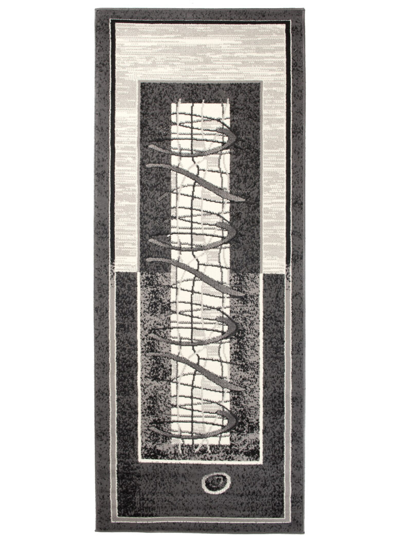 Tapis De Passage Dream Moderne Gris Géométrique