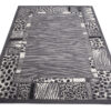 DREAM Tapis Moderne Peau Animal Sauvage Zèbre Panthère Gris Fin