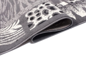 DREAM Tapis Moderne Peau Animal Sauvage Zèbre Panthère Gris Fin