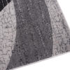 DREAM Tapis Moderne Abstrait Ondes Gris Noir Crème Fin