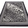 DREAM Tapis Moderne Animal  Zèbre Panthère Gris Noir Crème Fin