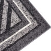 DREAM Tapis Moderne Géométrique Bordure Gris Crème Fin