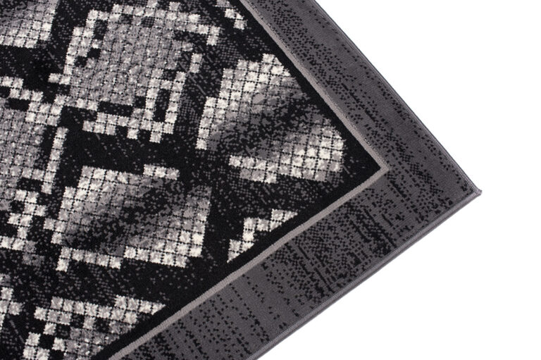 DREAM Tapis Moderne Animal Sauvage Serpent Gris Noir Fin