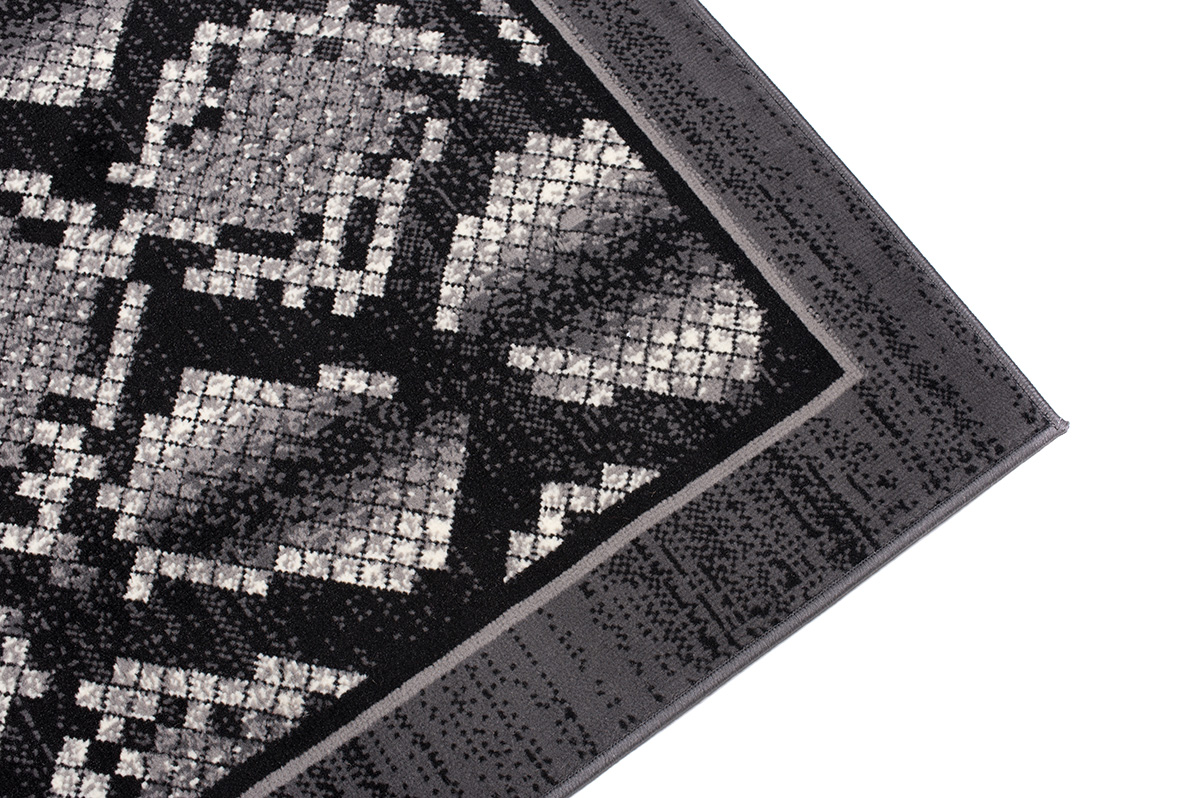 DREAM Tapis Moderne Animal Sauvage Serpent Gris Noir Fin