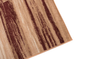 DREAM Tapis Moderne Rayures Marron Beige Fin