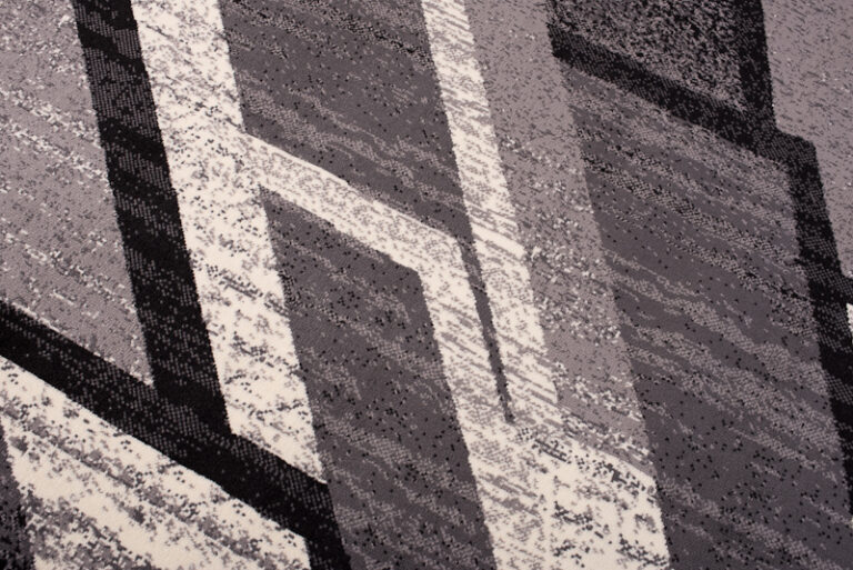 DREAM Tapis Moderne Rectangles Pierres Gris Foncé Crème Fin