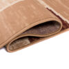 DREAM Tapis Moderne Carreaux Rectangles Beige Ecru Marron Fin
