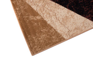 Tapis Dream Géométrique Marron Crème Carrés