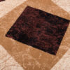 Tapis Dream Géométrique Marron Crème Carrés
