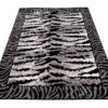 DREAM Tapis Moderne Animal Sauvage Tigre Gris Noir Fin