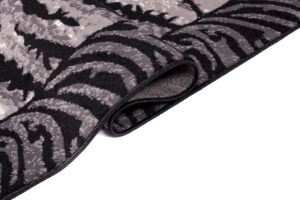 DREAM Tapis Moderne Animal Sauvage Tigre Gris Noir Fin