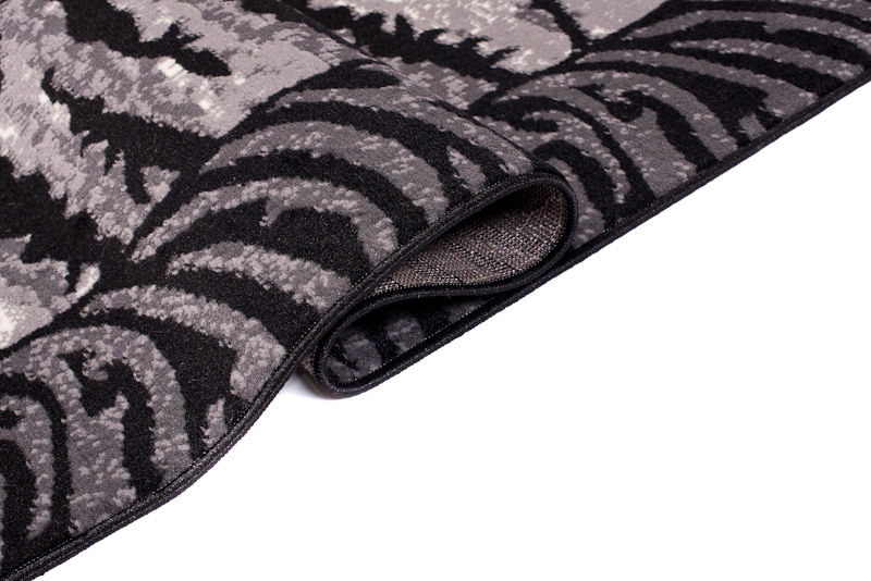 DREAM Tapis Moderne Animal Sauvage Tigre Gris Noir Fin